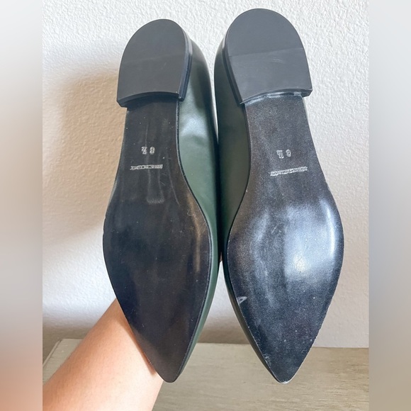 Everlane the Modern Point Loafers in Green/Navy | Size 8.5 - Picture 12 of 13